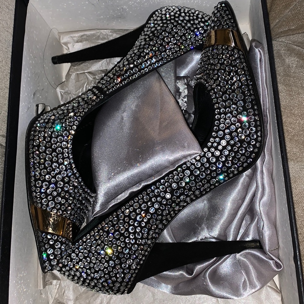 Giuseppe crystal heels